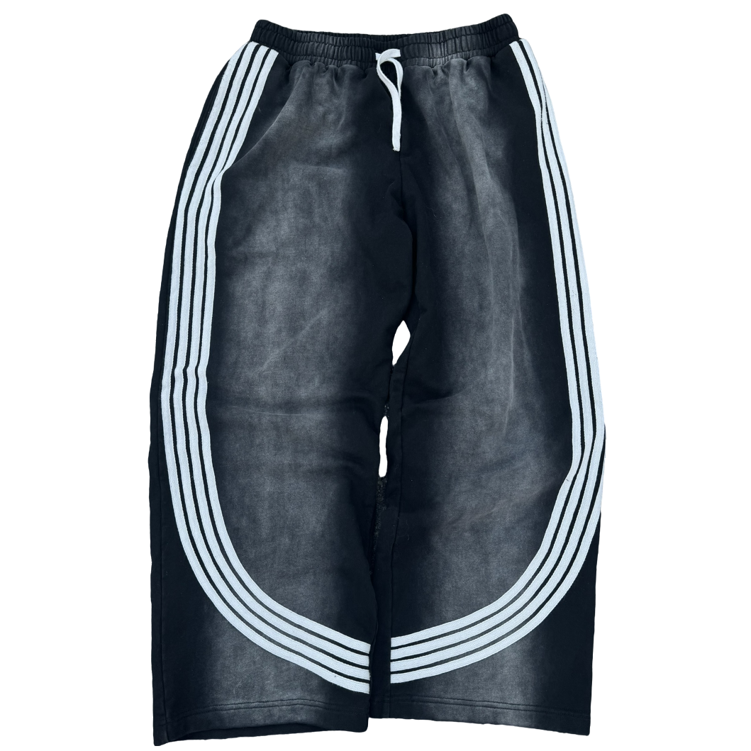 Black Striped Sweatpants