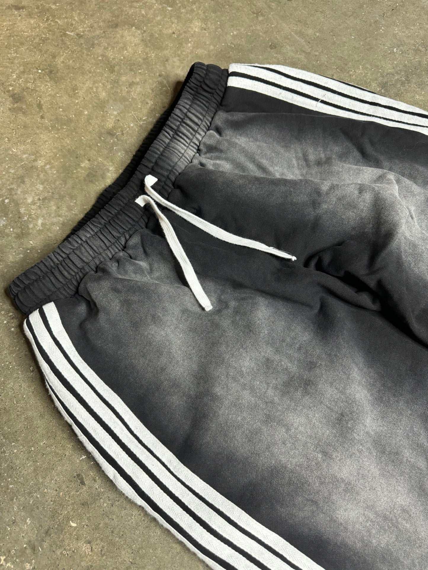 Black Striped Sweatpants